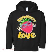 Cute Strawberry Love Toddler Hoodie thumb 0