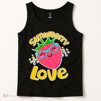 Cute Strawberry Love Tank Top thumb 2