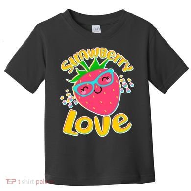 Cute Strawberry Love Toddler T-Shirt