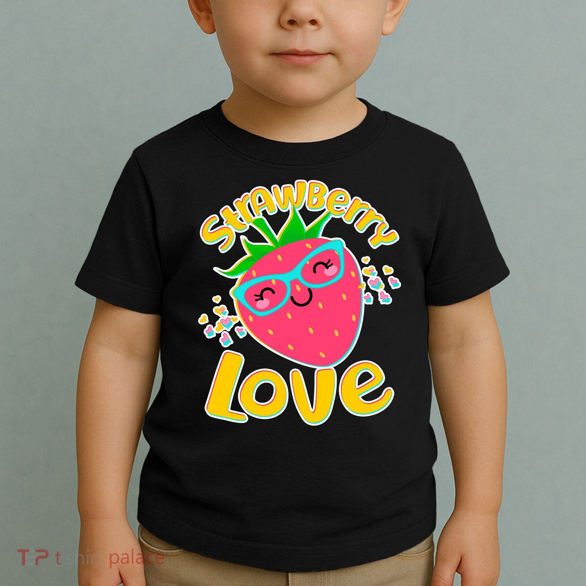 Cute Strawberry Love Toddler T-Shirt