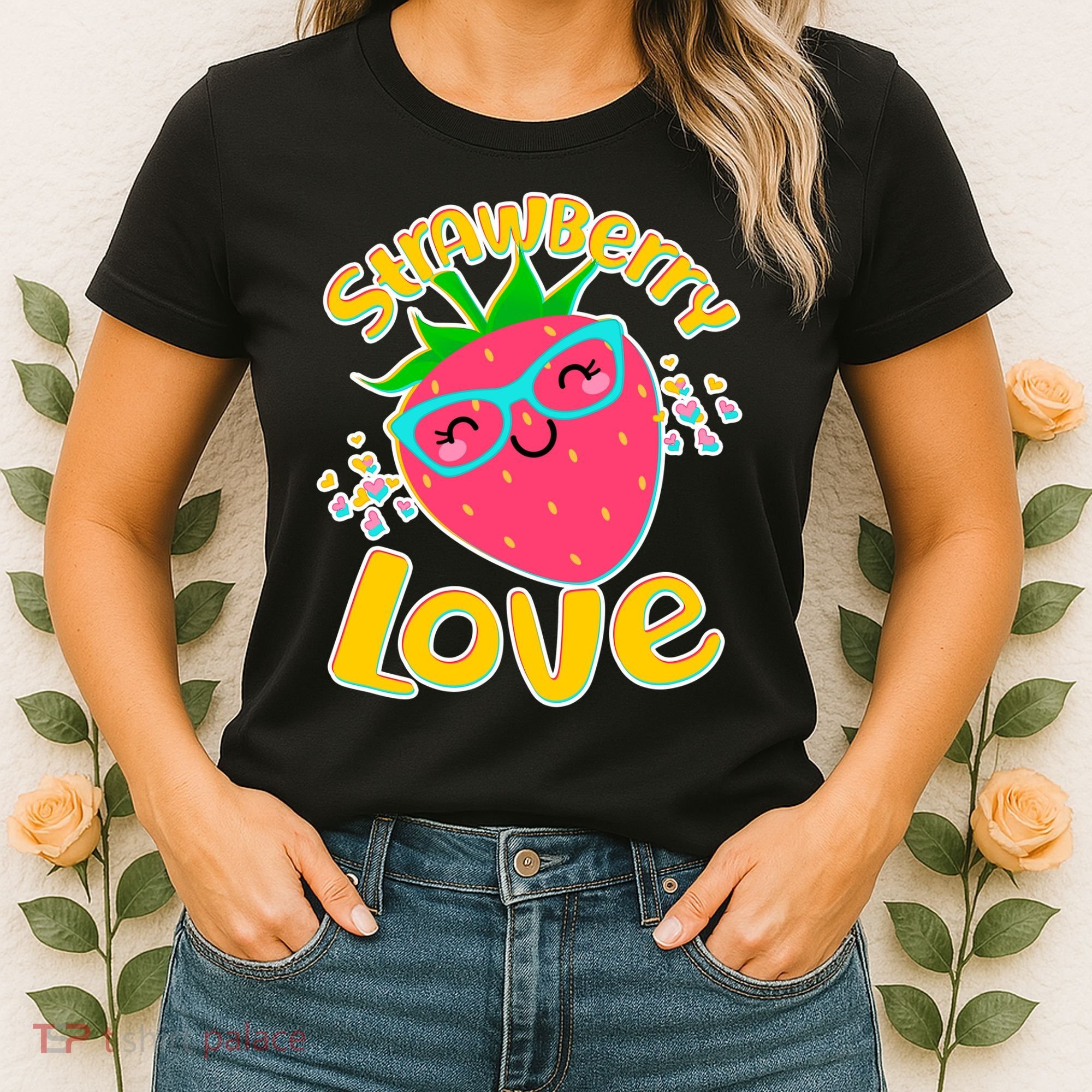 Cute Strawberry Love Women's T-Shirt