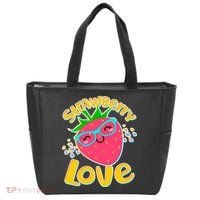 Cute Strawberry Love Tote Bag thumb 0
