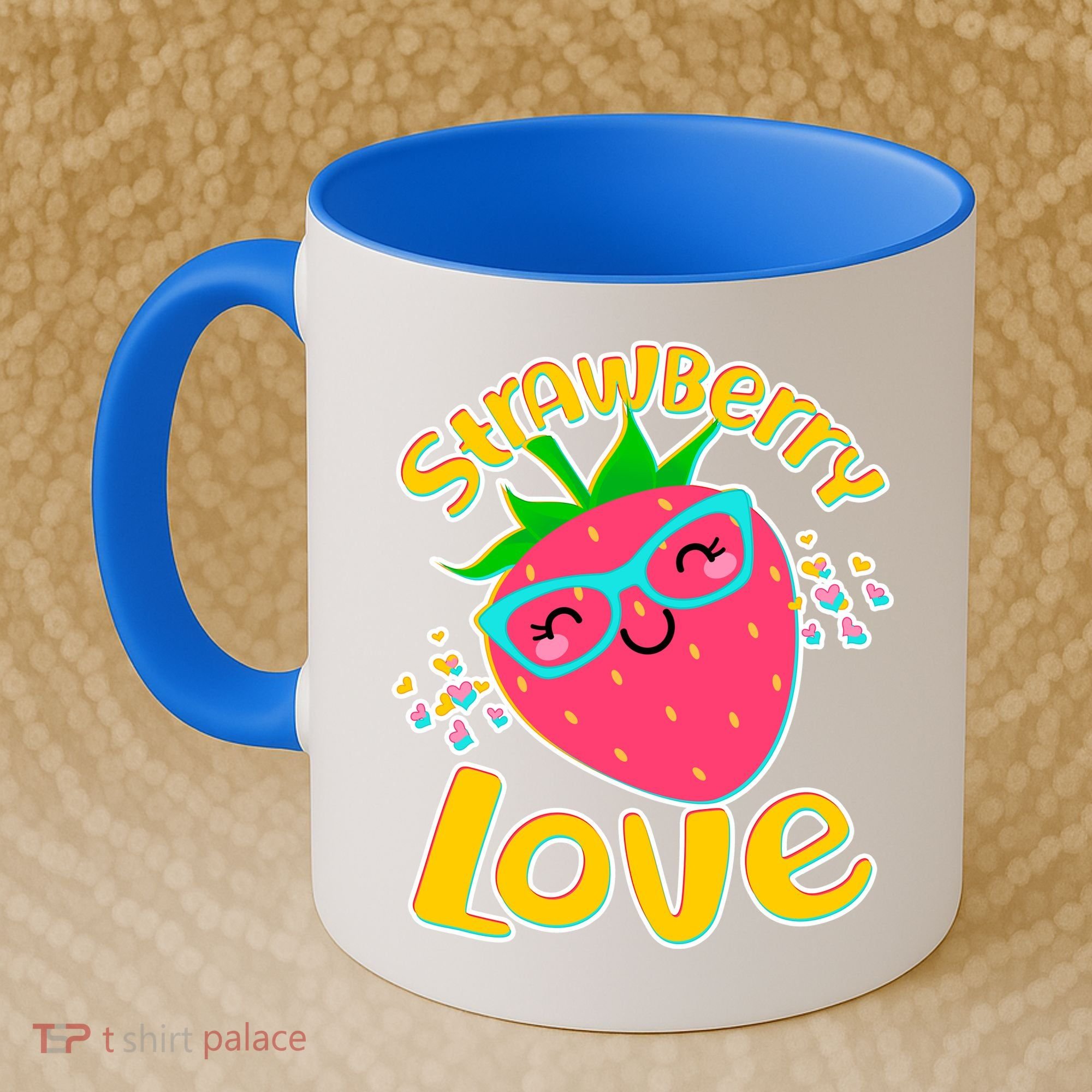 Cute Strawberry Love Coffee Mug