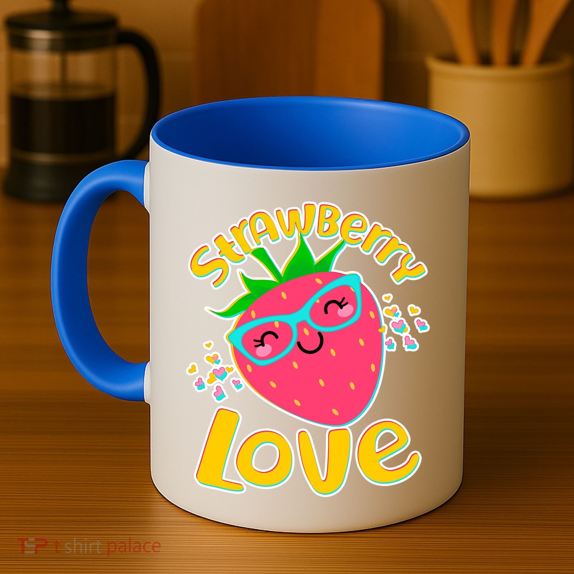 Cute Strawberry Love Coffee Mug