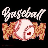 Cute Stylish Leopard Print Baseball Mom Ornament thumb 1