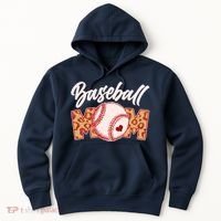Cute Stylish Leopard Print Baseball Mom Hoodie thumb 0
