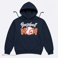 Cute Stylish Leopard Print Baseball Mom Hoodie thumb 0