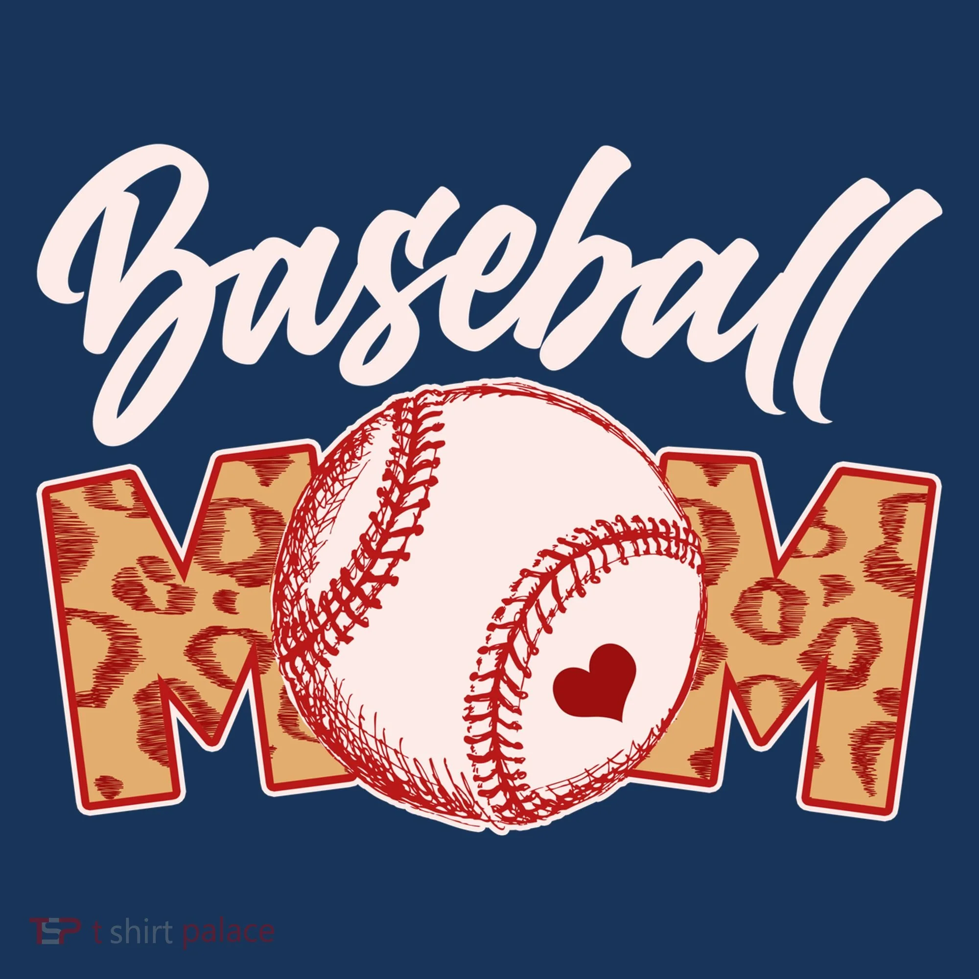 Cute Stylish Leopard Print Baseball Mom Hoodie