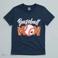 Cute Stylish Leopard Print Baseball Mom T-Shirt thumb 5