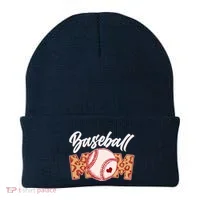 Cute Stylish Leopard Print Baseball Mom Beanie thumb 0