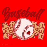Cute Stylish Leopard Print Baseball Mom Santa Hat thumb 1