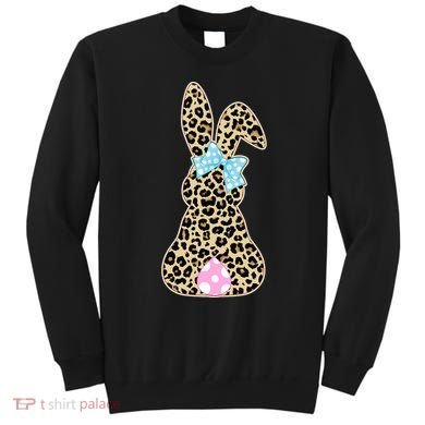 Cute Stylish Leopard Print Easter Bunny Sweatshirt