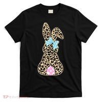 Cute Stylish Leopard Print Easter Bunny T-Shirt thumb 0