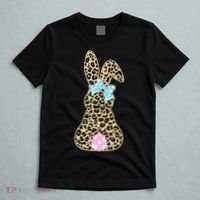 Cute Stylish Leopard Print Easter Bunny T-Shirt thumb 5