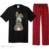 Cute Stylish Leopard Print Easter Bunny Pajama Set thumb 0