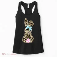 Cute Stylish Leopard Print Easter Bunny Women's Tank Top thumb 0
