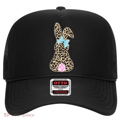 Cute Stylish Leopard Print Easter Bunny Hat