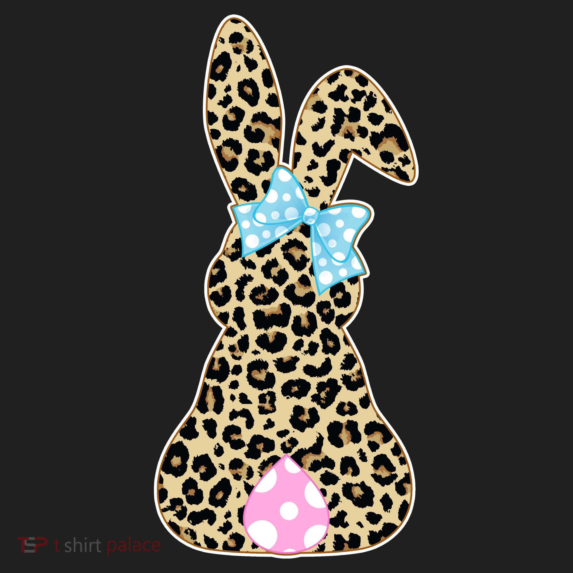 Cute Stylish Leopard Print Easter Bunny Hat