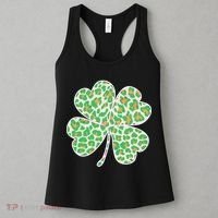 Cute Stylish Leopard Print Shamrock Women's Tank Top thumb 3