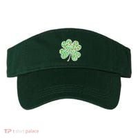 Cute Stylish Leopard Print Shamrock Visor thumb 0