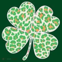 Cute Stylish Leopard Print Shamrock Women's T-Shirt thumb 6