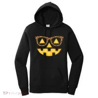 Cute Stylish Pumpkin Face With Glasses Women's Hoodie thumb 0