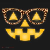 Cute Stylish Pumpkin Face With Glasses Toddler Hoodie thumb 2
