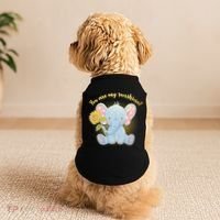 Cute Sunflower Elephant Sunshine  Doggie Tank thumb 2