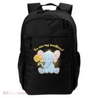 Cute Sunflower Elephant Sunshine  Backpack thumb 0