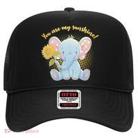 Cute Sunflower Elephant Sunshine  Hat thumb 0