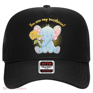 Cute Sunflower Elephant Sunshine  Hat