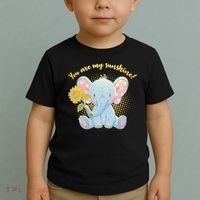 Cute Sunflower Elephant Sunshine  Toddler T-Shirt thumb 2