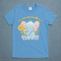 Cute Sunflower Elephant Sunshine  T-Shirt thumb 4