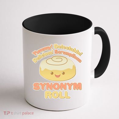 Cute Synonym Roll Coffee Mug back