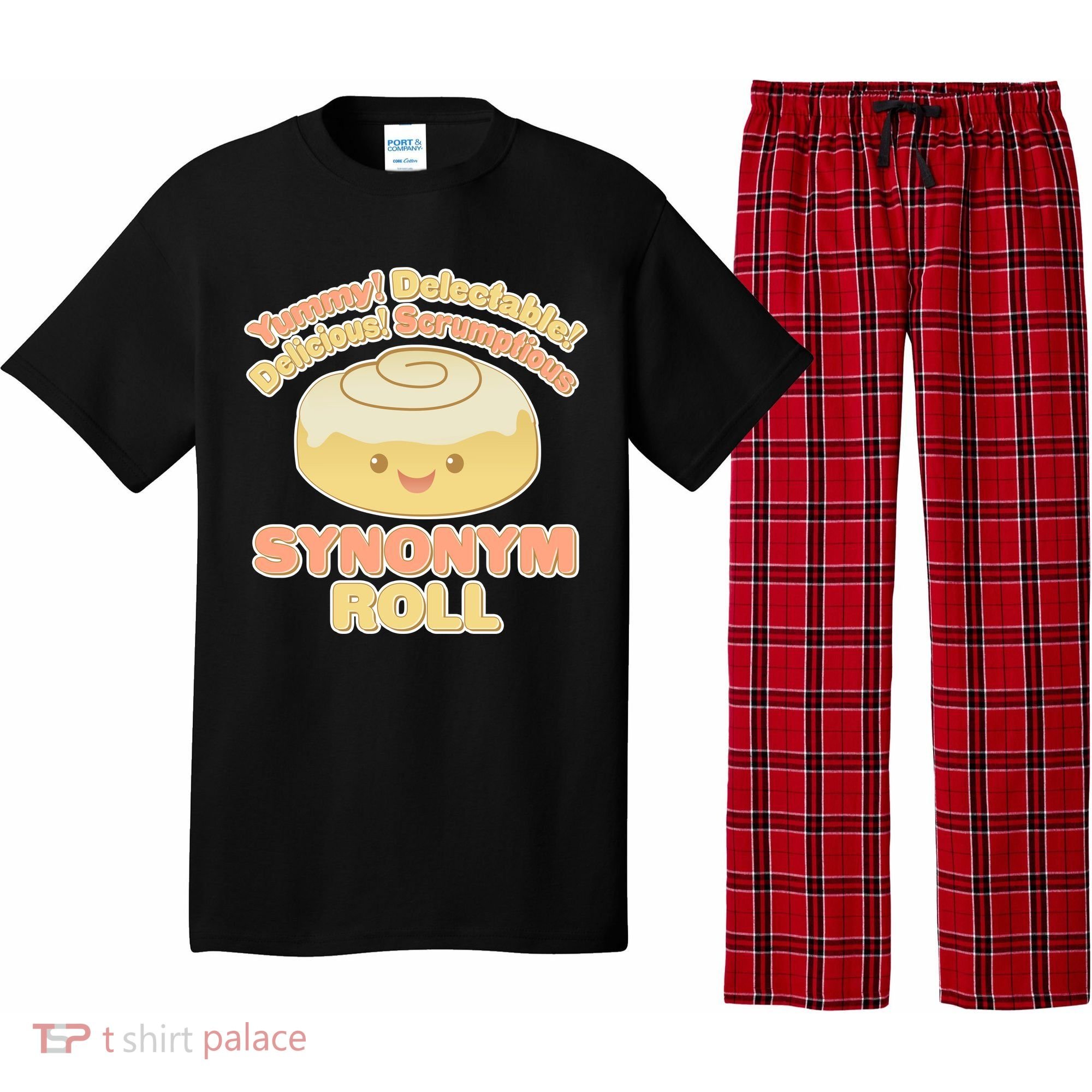 Cute Synonym Roll Pajama Set