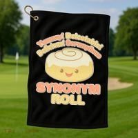 Cute Synonym Roll Golf Towel thumb 1