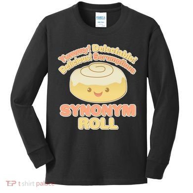 Cute Synonym Roll Kids Long Sleeve Shirt