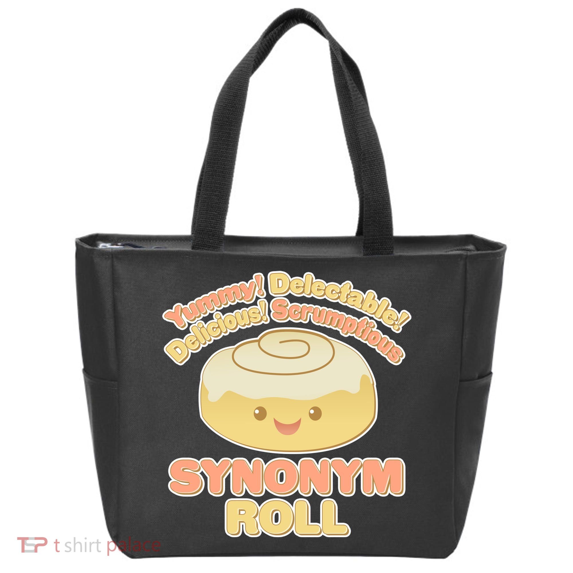 Cute Synonym Roll Tote Bag