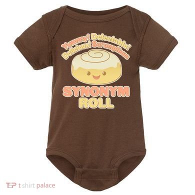 Cute Synonym Roll Baby Bodysuit