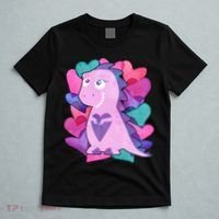 Cute T-Rex Valentine Full Of Hearts T-Shirt thumb 5