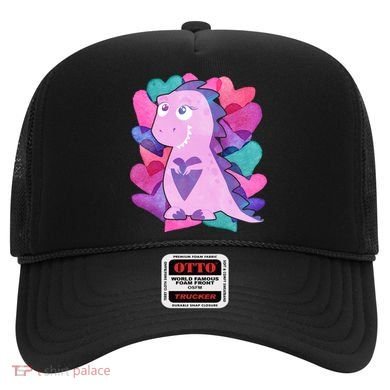 Cute T-Rex Valentine Full Of Hearts Hat