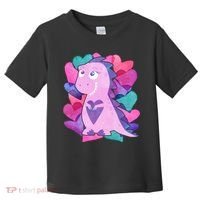 Cute T-Rex Valentine Full Of Hearts Toddler T-Shirt thumb 0