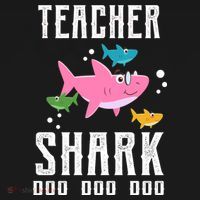 Cute Teacher Shark Do Do Do Backpack thumb 2