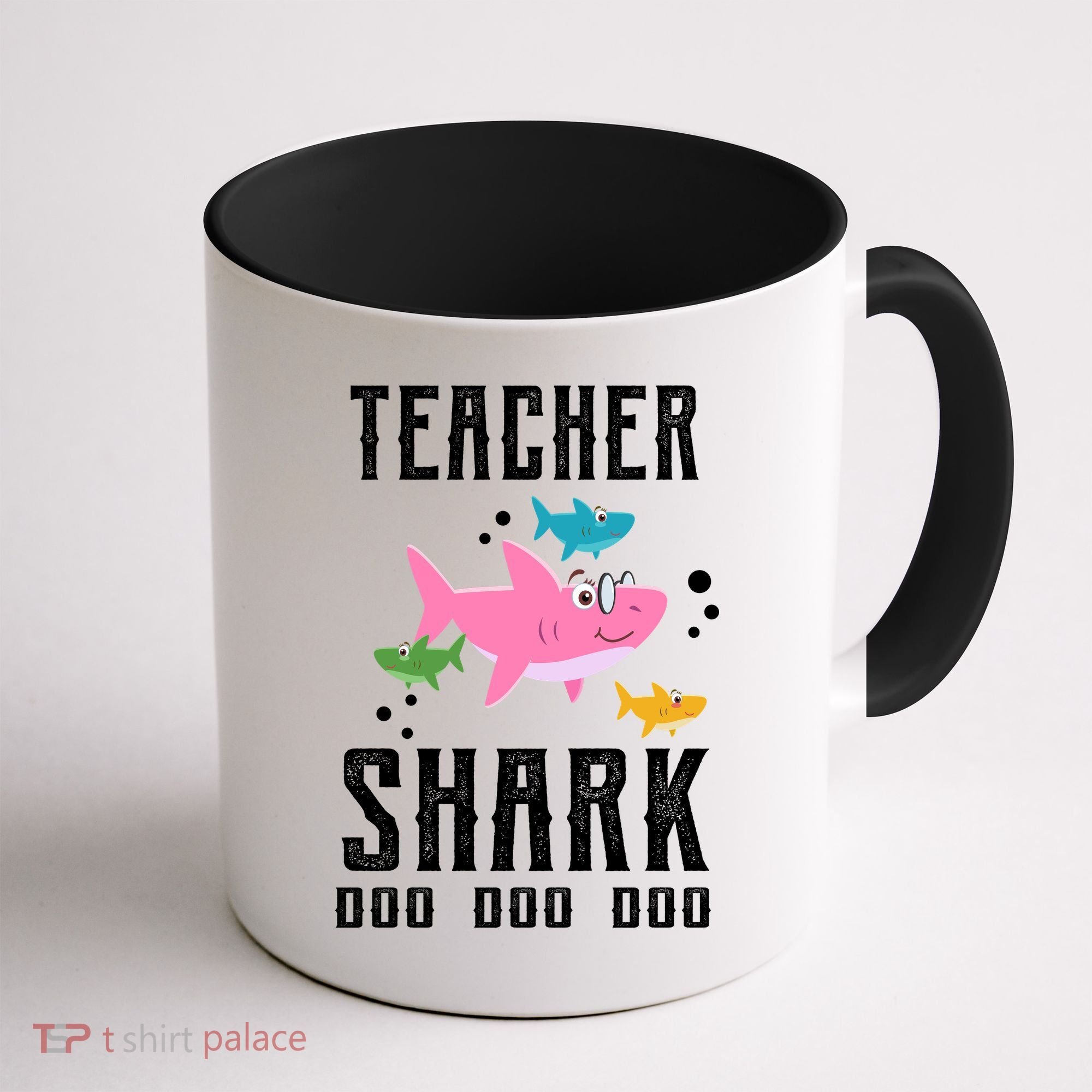 Cute Teacher Shark Do Do Do Coffee Mug