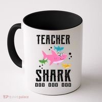 Cute Teacher Shark Do Do Do Coffee Mug thumb 0
