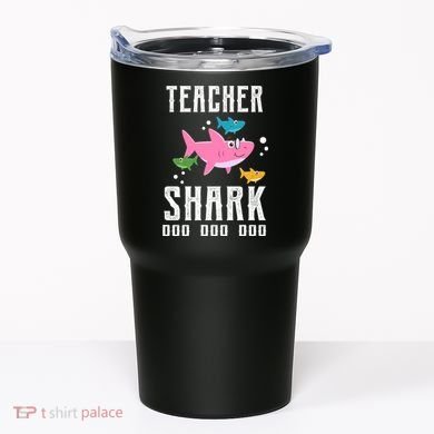 Cute Teacher Shark Do Do Do Tumbler