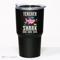 Cute Teacher Shark Do Do Do Tumbler thumb 0