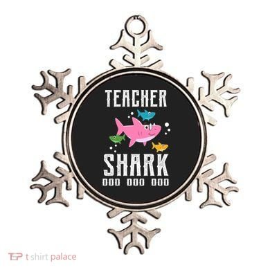 Cute Teacher Shark Do Do Do Ornament