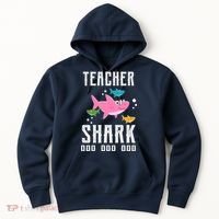 Cute Teacher Shark Do Do Do Hoodie thumb 0