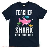 Cute Teacher Shark Do Do Do T-Shirt thumb 0